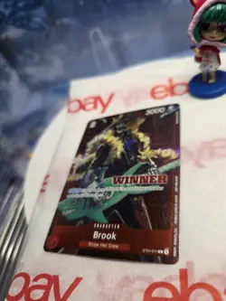 Brook ST01 011 C WINNER Promotional Tournament English HOLO One Piece Card Game - Image 3