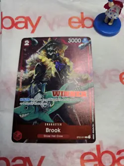 Brook ST01 011 C WINNER Promotional Tournament English HOLO One Piece Card Game - Image 4