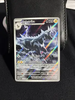 Pokemon TCG White Flare Illustration Rare Card Zebstrika 115/086 NM Condition - Image 1