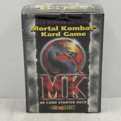 1992 Mortal Kombat Kard Game 60 Card Red Border Starter Deck New Sealed Vintage - Image 2