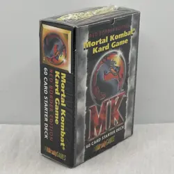 1992 Mortal Kombat Kard Game 60 Card Red Border Starter Deck New Sealed Vintage - Image 3