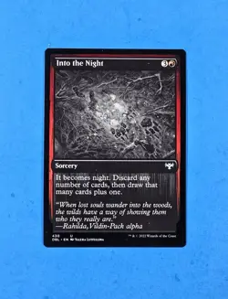 1x Into the Night Innistrad Double Feature Mtg Magic Card Sorcery Mountain 430 - Image 1