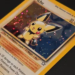 Pichu - 12/111 - Pokemon Neo Genesis Unlimited Holo Rare Card WOTC LP - Image 2