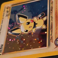 Pichu - 12/111 - Pokemon Neo Genesis Unlimited Holo Rare Card WOTC LP - Image 5