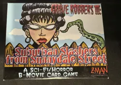 Grave Robbers III: Suburban Slashers Z-Man Games B-Movie Card Game sci-fi horror - Image 1