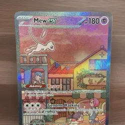 Mew ex 053 Scarlet & Violet Pokemon TCG, Promo Card Holo NM/ M 2021 - Image 2