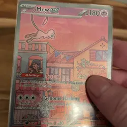Mew ex 053 Scarlet & Violet Pokemon TCG, Promo Card Holo NM/ M 2021 - Image 5