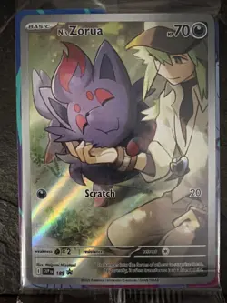Pokemon TCG Journey Together N's Zorua 189 Promo Card Sealed - Image 1