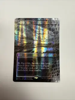 Marsh Flats (Borderless) (Dragonscale Foil) Special Guests Foil - Image 1
