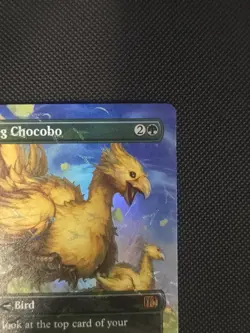 Traveling Chocobo #568 (Borderless) (Chocobo Track Foil) Final Fantasy MTG NM - Image 3