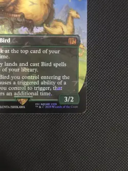 Traveling Chocobo #568 (Borderless) (Chocobo Track Foil) Final Fantasy MTG NM - Image 4