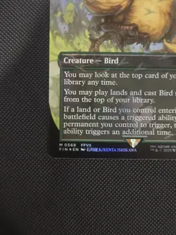 Traveling Chocobo #568 (Borderless) (Chocobo Track Foil) Final Fantasy MTG NM - Image 5