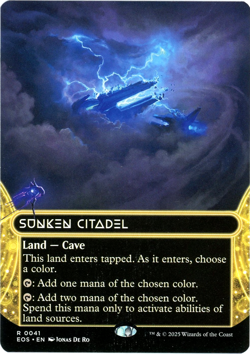 Sunken Citadel (Borderless) - 0041 - Edge of Eternities - MTG NM/M SHIPS NOW - Image 1