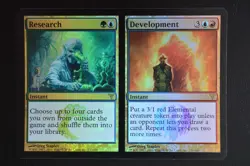 Magic The Gathering MTG RESEARCH // DEVELOPMENT FOIL Dissension NM Near Mint - Image 1