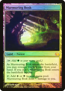 Magic The Gathering MTG MURMURING BOSK FOIL From the Vault: Realms NM - Image 1
