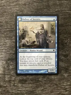 MTG 1x Delver of Secrets x1 LP Innistrad - Image 1