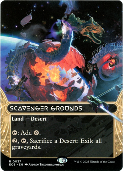 Scavenger Grounds (Borderless) - 0037 - Edge of Eternities - MTG NM/M SHIPS NOW - Image 1
