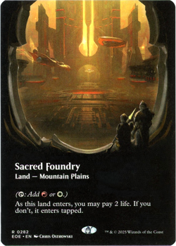 Sacred Foundry (Borderless) - 0282 - Edge of Eternities - MTG - NM/M - Image 1
