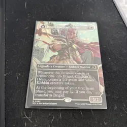 Mtg FOIL Brigid, Clachan's Heart (Borderless) - Lorwyn Eclipsed + Bonus Foils - Image 3