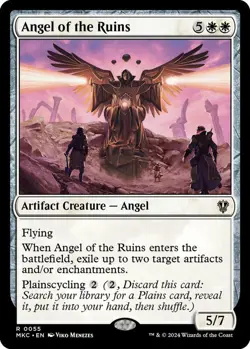 Angel of the Ruins 0055 MTG Commander MKC Rare NP - Image 1