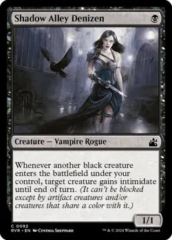 Shadow Alley Denizen 0092 MTG Ravnica Remastered Common NP - Image 1