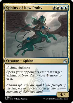 Sphinx of New Prahv 0227 MTG Ravnica Remastered Uncommon NP - Image 1