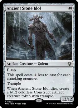 Ancient Stone Idol 0222 MTG Commander MKC Rare NP - Image 1