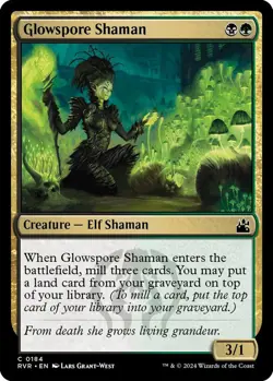 Glowspore Shaman 0184 MTG Ravnica Remastered Common NP - Image 1