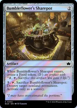 Bumbleflower's Sharepot 0244 MTG Bloomburrow Common Foil NP - Image 1