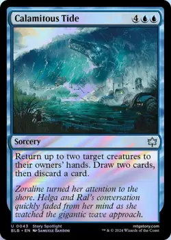 Calamitous Tide 0043 MTG Bloomburrow Uncommon Foil NP - Image 1