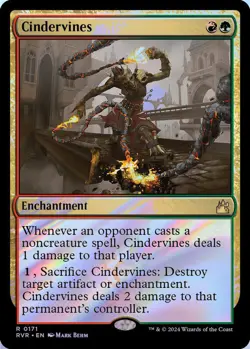 Cindervines 0171 MTG RVR NM Foil - Image 1