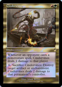 Cindervines (Retro Frame) 0360 MTG RVR NM Foil - Image 1