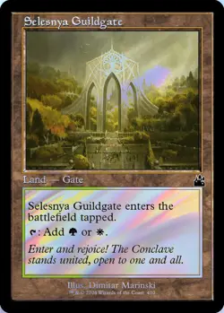 Selesnya Guildgate (Retro Frame) 0410 MTG RVR NM Foil - Image 1