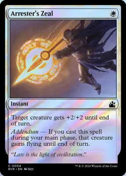 Arrester's Zeal 0004 MTG Ravnica Remastered Common NP FOIL - Image 1