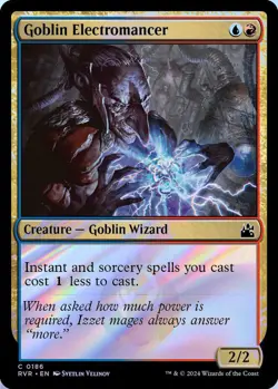 Goblin Electromancer 0186 MTG RVR NM Foil - Image 1