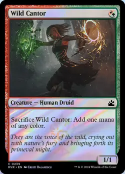 Wild Cantor 0239 MTG RVR NM Foil - Image 1