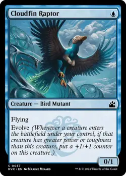 Cloudfin Raptor 0037 MTG Ravnica Remastered Common NP - Image 1