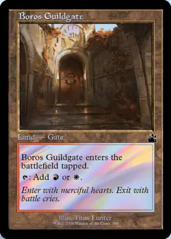 Boros Guildgate (Retro Frame) 0398 MTG RVR NM Foil - Image 1