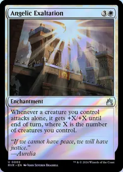 Angelic Exaltation 0002 MTG RVR NM Foil - Image 1