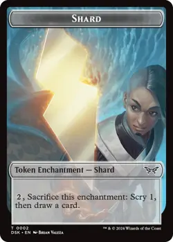 Shard Token MTG DSK 0002 Token NM - Image 1