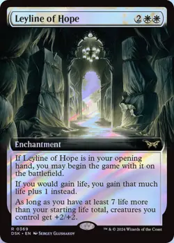 Leyline of Hope (Extended Art) MTG DSK 0369 Rare NM Foil - Image 1