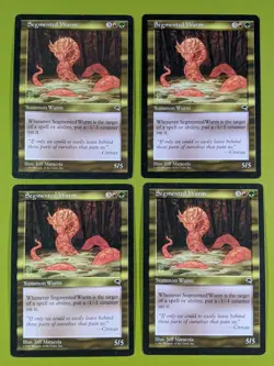 Segmented Wurm x4 Tempest 4x Playset Magic the Gathering MTG - Image 1