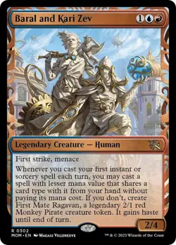 Baral and Kari Zev (Showcase) MTG MOM 302 Rare NM - Image 1