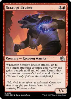 Scrappy Bruiser MTG MOM 162 Uncommon NM - Image 1