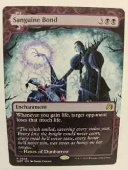 MTG Wilds of Eldraine Enchanting Tales - Sanguine Bond - Image 1