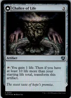 Magic | INR | Chalice of Life | 257 | Foil | NM - Image 1
