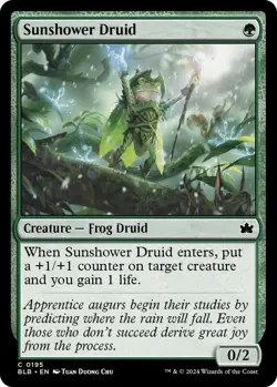 Sunshower Druid MTG BLB 0195 Common NM - Image 1
