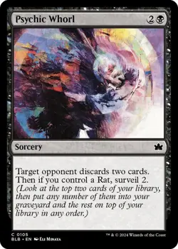Psychic Whorl MTG BLB 0105 Common NM - Image 1