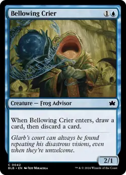 Bellowing Crier MTG BLB 0042 Common NM - Image 1