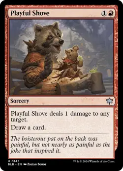 Playful Shove MTG BLB 0145 Uncommon NM - Image 1